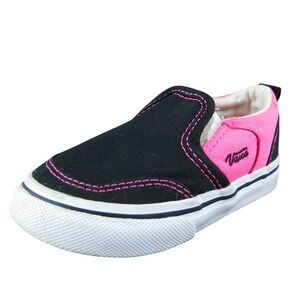 Nike Girls Slip-On Shoes Black Fabric Slip On Size T 7 Medium‎